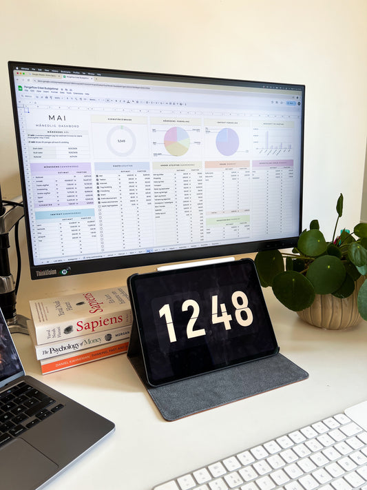 Månedlig og årlig budsjettplanlegger