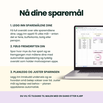 Pengeflow Spareplanlegger