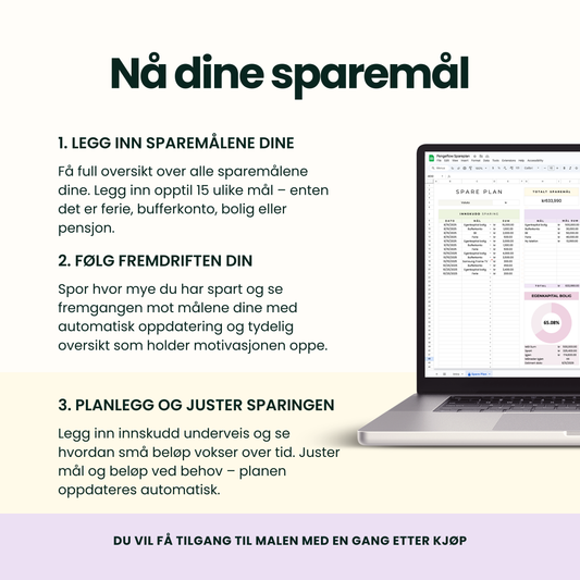 Pengeflow Spareplanlegger